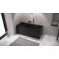 CLEO Bain rectangulaire 170x70x48cm, Noir Matt CLEO Bain rectangulaire 170x70x48cm, Noir Matt