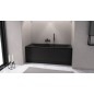 CLEO Bain rectangulaire 170x70x48cm, Noir Matt CLEO Bain rectangulaire 170x70x48cm, Noir Matt