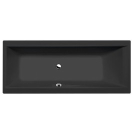CLEO Bain rectangulaire 170x70x48cm, Noir Matt
