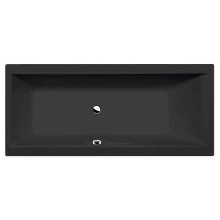 CLEO Bain rectangulaire 170x75x48cm, Noir Matt