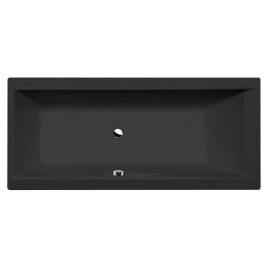 CLEO Bain rectangulaire 180x80x48cm, Noir Matt