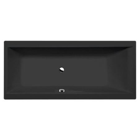 CLEO Bain rectangulaire 180x80x48cm, Noir Matt