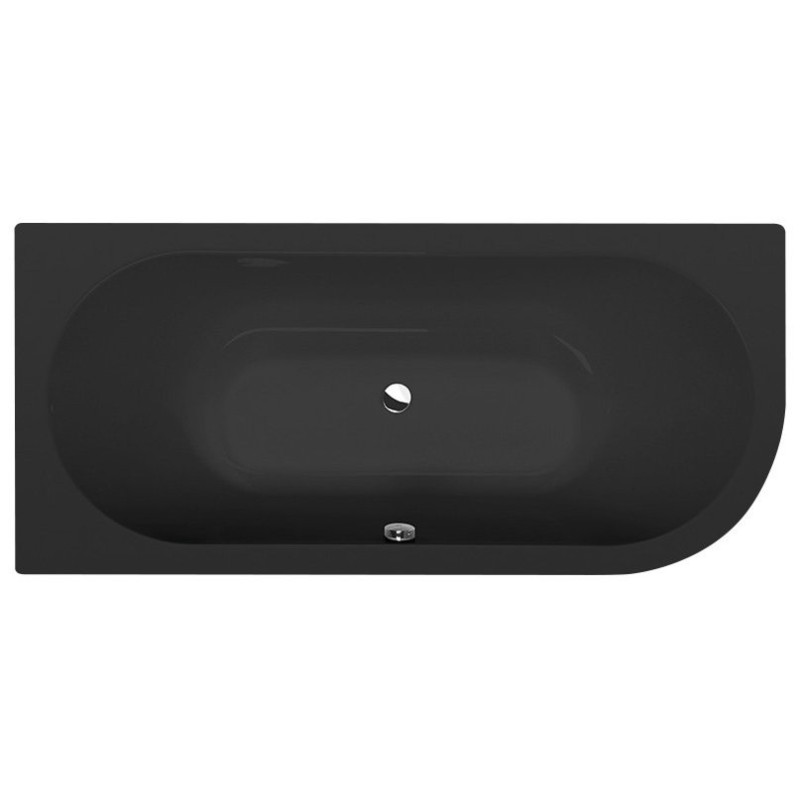 VIVA L Bain Asymétrique 175x80x47cm, Matière Noire VIVA L Bain Asymétrique 175x80x47cm, Matière Noire
