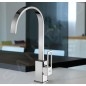 Paffoni Effe - Mitigeur de lavabo avec vidage, chrome EF877CR