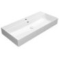 KUBE X lavabo en céramique 100x47cm, blanc ExtraGlaze KUBE X lavabo en céramique 100x47cm, blanc ExtraGlaze