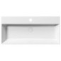 KUBE X lavabo en céramique 100x47cm, blanc ExtraGlaze KUBE X lavabo en céramique 100x47cm, blanc ExtraGlaze