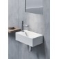 KUBE X Ceramic Washbasin 40x23cm, droite/gauche, blanc ExtraGlaze KUBE X Ceramic Washbasin 40x23cm, droite/gauche, blanc ExtraGlaze