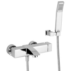 Paffoni Level - Mitigeur de baignoire avec accessoires, chrome LEC023CR