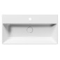 KUBE X lavabo en céramique 70x37cm, blanc ExtraGlaze KUBE X lavabo en céramique 70x37cm, blanc ExtraGlaze
