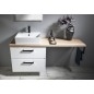 VEGA Vanity Unité 51,5x60x43,8cm, 2x tiroir, blanc