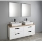 VEGA Vanity Unité 51,5x60x43,8cm, 2x tiroir, blanc