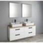 VEGA Vanity Unit 62x50x43,6cm, 2x tiroir, blanc VEGA Vanity Unit 62x50x43,6cm, 2x tiroir, blanc