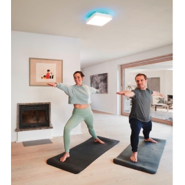 Plafonnier ORBIS BACKLIGHT, 350x350mm, WIFI RGB + dimmable, 2800lm, 28W, blanc