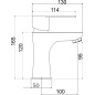 Novaservis Titania Fresh - Mitigeur de lavabo avec vidage, chrome 96001,0 Novaservis Titania Fresh - Mitigeur de lavabo avec vidage, chrome 96001,0