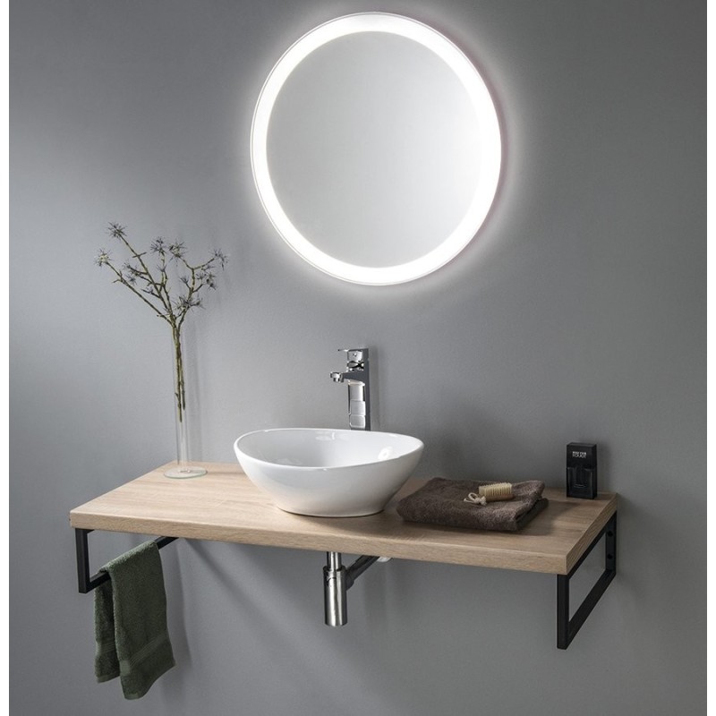 VEGA planche sous lavabo 82,5x45cm, placage de chêne VEGA planche sous lavabo 82,5x45cm, placage de chêne