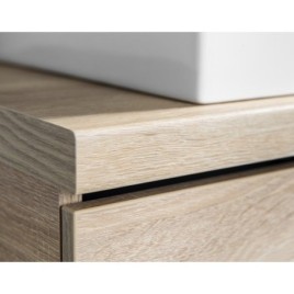 VEGA planche sous lavabo 82,5x45cm, placage de chêne