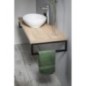 Planche sous vasque VEGA 97,5x45cm, chêne platine Planche sous vasque VEGA 97,5x45cm, chêne platine