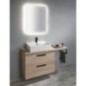 Planche sous vasque VEGA 97,5x45cm, chêne platine Planche sous vasque VEGA 97,5x45cm, chêne platine