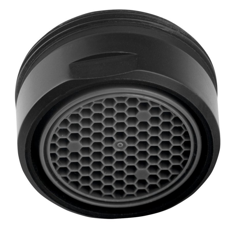 Male Tap Aerator M28x1, noir