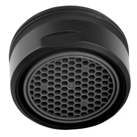 Male Tap Aerator M28x1, noir