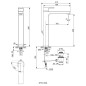 Ideal Standard Edge - Mitigeur pour vasque avec bonde, BlueStart, chrome A7113AA