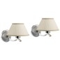 Eclairage de tissu ISOTTA E27, 60W, 230V, 2 pcs, chrome