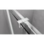 ROLLS Écran rectangulaire 1100x1000 mm, variante L/R, verre clair
