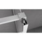 ROLLS Écran rectangulaire 1200x1000 mm, variante L/R, verre clair