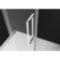 ROLLS Écran rectangulaire 1500x800 mm, variante L/R, verre clair