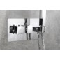 Robinet de douche thermostatique LATUS, incl. Handshower, 2/3 sorties, chrome