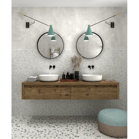 PERLA niveau blanc 27x27