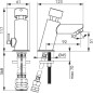 Novaservis Tapkraan - Robinet de lavabo, chrome Z501R