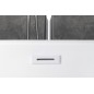 SET Housse de débordement, sortie de bain 1 ̈1/2, cliquetis, blanc brillant