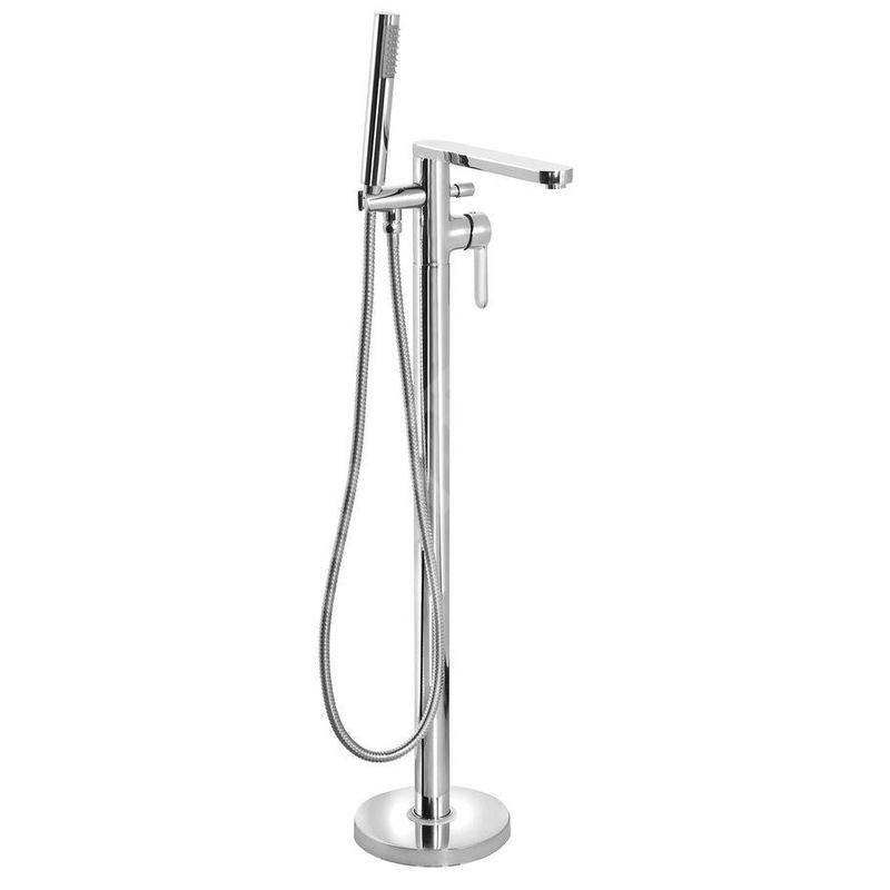 Sapho Robinetterie - Mitigeur de baignoire pour montage au sol, chrome ZU420