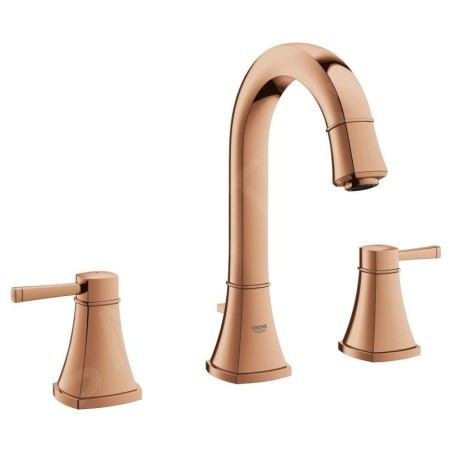 Grohe Grandera - Mitigeur de lavabo avec vidage, taille M, installation à 3 trous, Warm Sunset 20389DA0