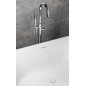 SET Housse de débordement, sortie de bain 1 ̈1/2, cliquetis, blanc brillant