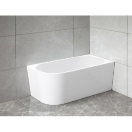 TIBERA R Corner Baignoire debout 140x70cm, blanc