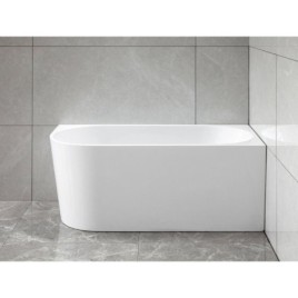 TIBERA R Corner Baignoire debout 140x70cm, blanc