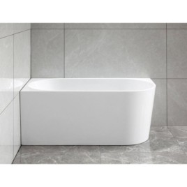 TIBERA L Corner Baignoire debout 140x70cm, blanc
