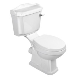 ANTIK Classic Fermer Toilettes et toilettes assises, blanc