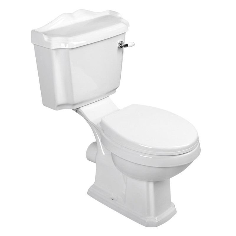 ANTIK Classic Fermer Toilettes et toilettes assises, blanc