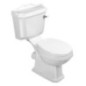 ANTIK Classic Fermer Toilettes et toilettes assises, blanc