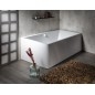 MARLENE CURVE R MONOLITH Bain rectangulaire 195x85x63cm, blanc MARLENE CURVE R MONOLITH Bain rectangulaire 195x85x63cm, blanc