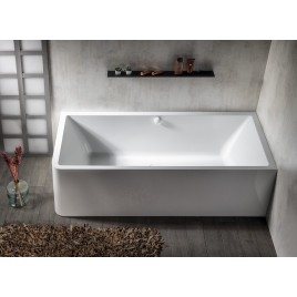 MARLENE CURVE R MONOLITH Bain rectangulaire 195x85x63cm, blanc
