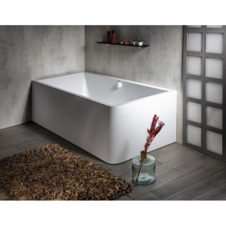 MARLENE CURVE L MONOLITH Bain rectangulaire 185x85x63cm, blanc