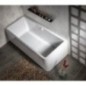 MARLENE CURVE L MONOLITH Bain rectangulaire 185x85x63cm, blanc MARLENE CURVE L MONOLITH Bain rectangulaire 185x85x63cm, blanc