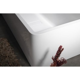 MARLENE CURVE L MONOLITH Bain rectangulaire 185x85x63cm, blanc