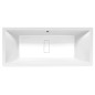 MARLENE CURVE R MONOLITH Bain rectangulaire 185x85x63cm, blanc MARLENE CURVE R MONOLITH Bain rectangulaire 185x85x63cm, blanc