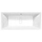 MARLENE CURVE R MONOLITH Bain rectangulaire 175x75x63cm, blanc MARLENE CURVE R MONOLITH Bain rectangulaire 175x75x63cm, blanc