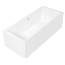 MARLENE CURVE R MONOLITH Bain rectangulaire 165x75x63cm, blanc